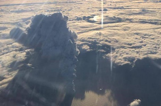 Ալյասկայում կրկին հրաբուխ է ժայթքել` վտանգելով օդանավերի երթևեկությունը