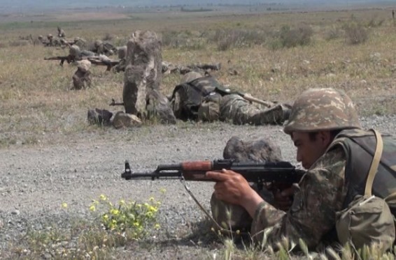 Արցախում մարտական հրաձգությամբ գնդային մարտավարական զորավարժություն է անցկացվել