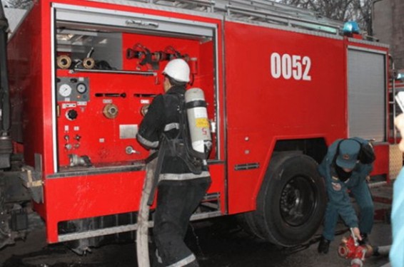 Ավտոտեխսպասարկման կետում ավտոմեքենա է այրվել