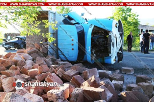 Խոշոր ավտովթար Արագածոտնի մարզում. կա վիրավոր. shamshyan.com