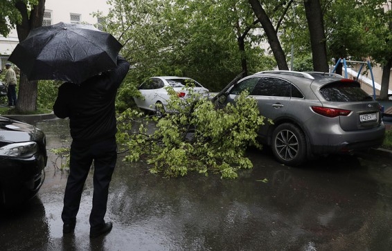 В Москве объявлено штормовое предупреждение