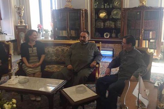 Չինացի բարձրաստիճան պաշտոնյան այցելել է Երուսաղեմի Հայոց պատրիարքարան