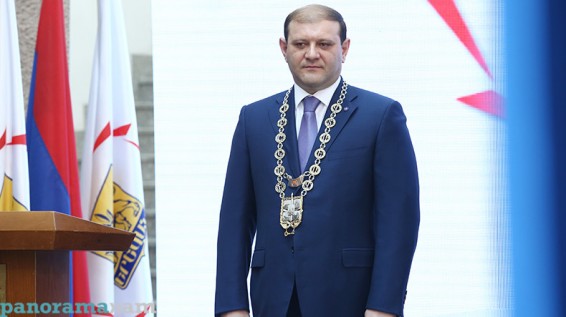 Состоялась церемония инаугурации мэра Еревана Тарона Маргаярна