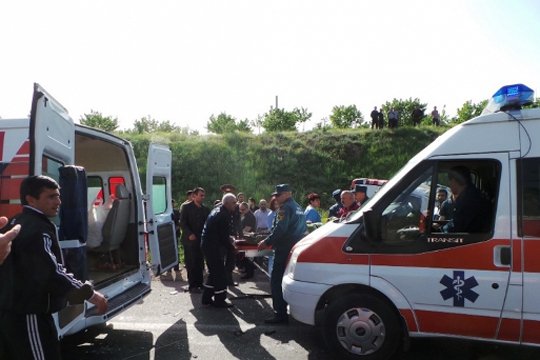 Մեկ օրում գրանցված 10 ՃՏՊ-ի հետևանքով վիրավորվել է 14 մարդ