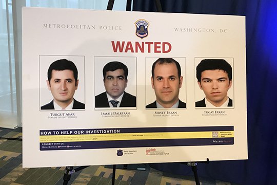 ԱՄՆ դաշնային դատախազությունը մեղադրագիր է ներկայացրել Էրդողանի թիկնապահների դեմ