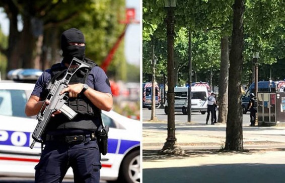 Փարիզում բեռնատարը մխրճվել է ոստիկանական մեքենայի մեջ