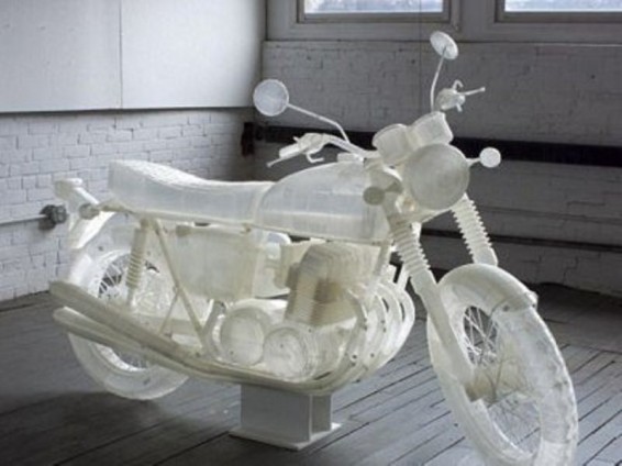 Նկարիչը 3D փրինթերով մոտոցիկլետ է տպագրել