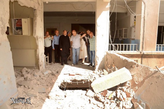 Հալեպում հրթիռակոծությունից վնասվել է «Զվարթնոց» եկեղեցին ու կից վարժարանը