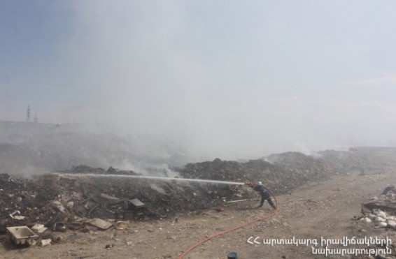 Հրդեհ Հաղթանակ թաղամասում. մեկնել է չորս մարտական հաշվարկ