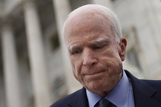 Ջոն Մաքքեյնի մոտ ուղեղի քաղցկեղ է ախտորոշվել