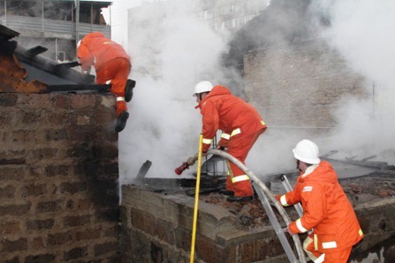 Հրդեհ Վրացական փողոցում