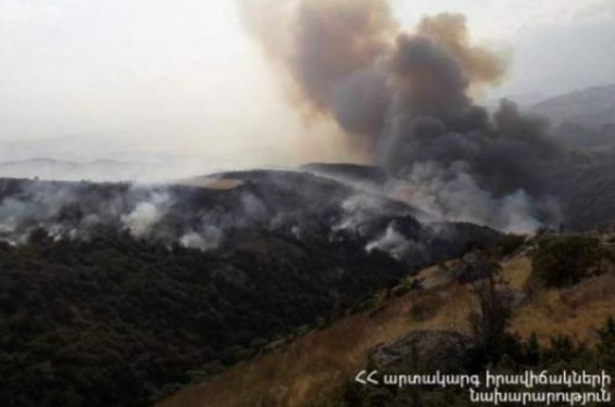 Վայոց ձորում բռնկված հրդեհը չի հաջողվում հանգցնել