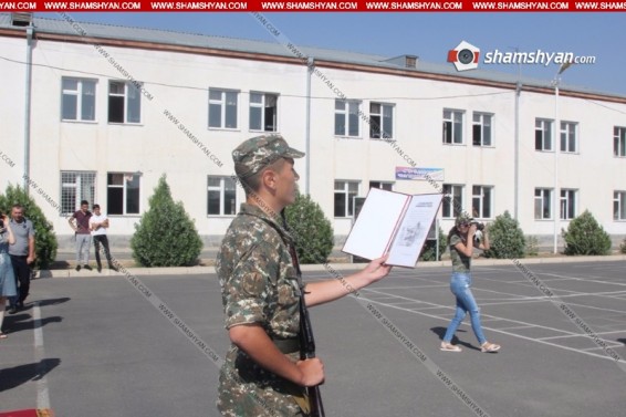 ՀՀ ՊՆ հակաօդային պաշտպանության Մուղնու զորամասում նորակոչիկ զինվորները երդվեցին՝ պատրաստ են իրենց կյանքը զոհաբերել՝ հանուն հայրենիքի