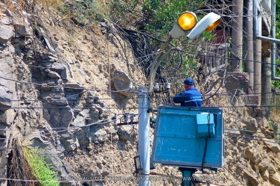 Ամենօրյա աշխատանքներ՝ Երևանի արտաքին լուսավորության ցանցում