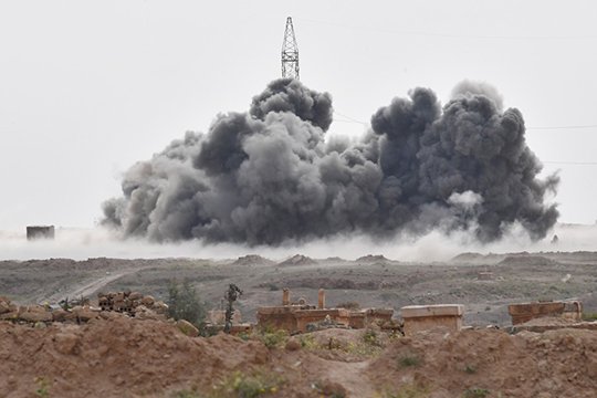 Ռուսական ինքնաթիռները Դեր Զորի շրջանում ոչնչացրել են ԴԱԻՇ-ի ծանր տեխնիկան