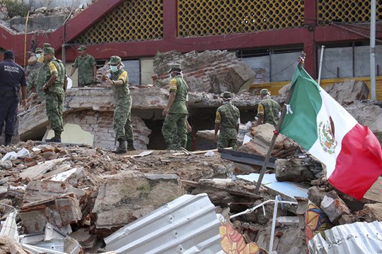 Մեքսիկայում ավերիչ երկրաշարժի զոհերի թիվը հասել է 61-ի