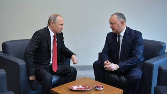 Додон назвал основные темы встречи с Путиным в Сочи