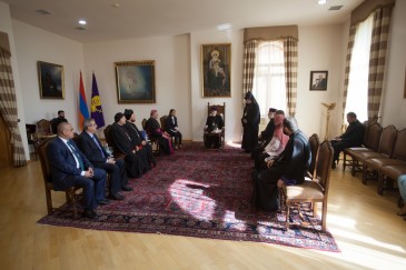 Ամենայն Հայոց Կաթողիկոսն ընդունեց Իրաքի հոգևոր առաջնորդներին
