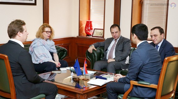 Պաշտպանության նախարարն ընդունել է ԵԽ երևանյան գրասենյակի ղեկավարին